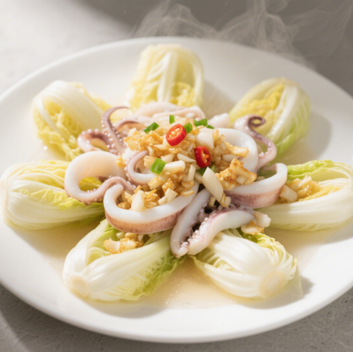 金銀蒜魚片蒸娃娃菜 (2磅)